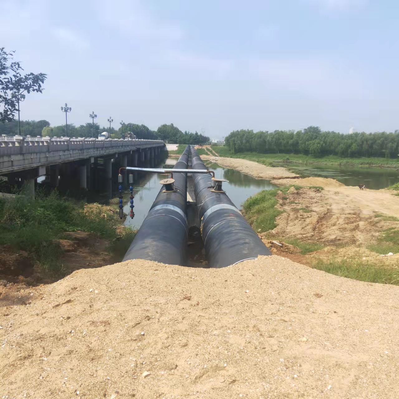 明山输油管道清洗